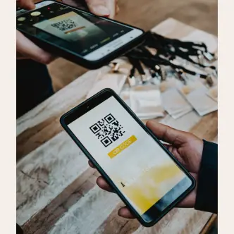 scan qr code enter coworking