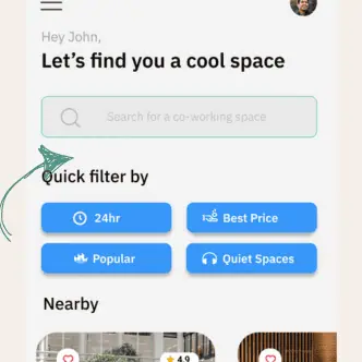 search for coworking space