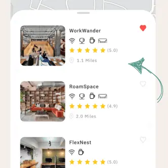 available coworking spaces